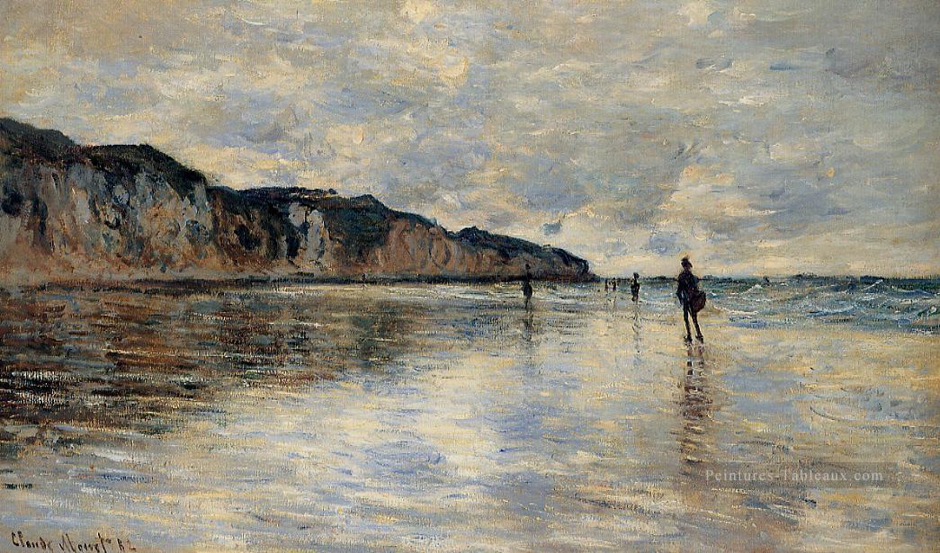 Marée basse à Pourville Claude Monet Peintures à l'huile